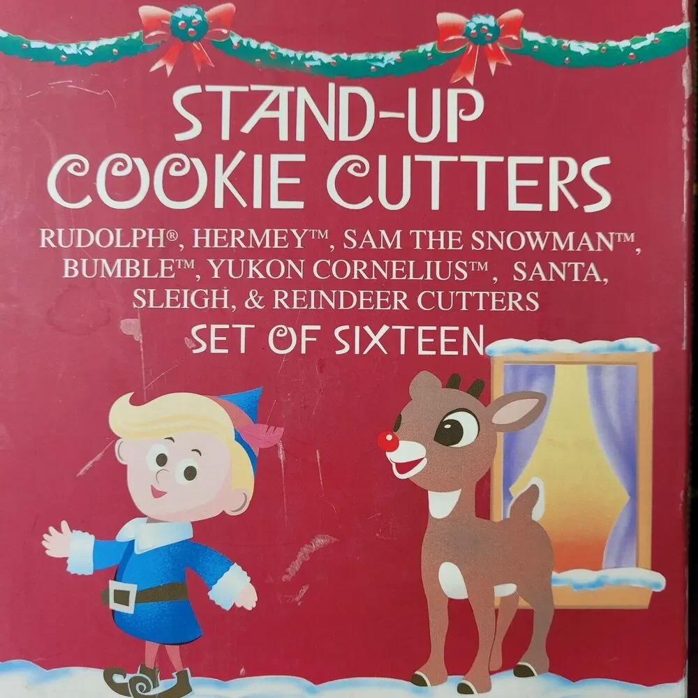Rudolph the Red Nosed Reindeer Stand-Up Cookie Cutters 16pc 2007